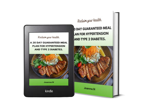 A 30 Day Guaranteed Meal Plan for Hypertension and Type 2 Diabetes